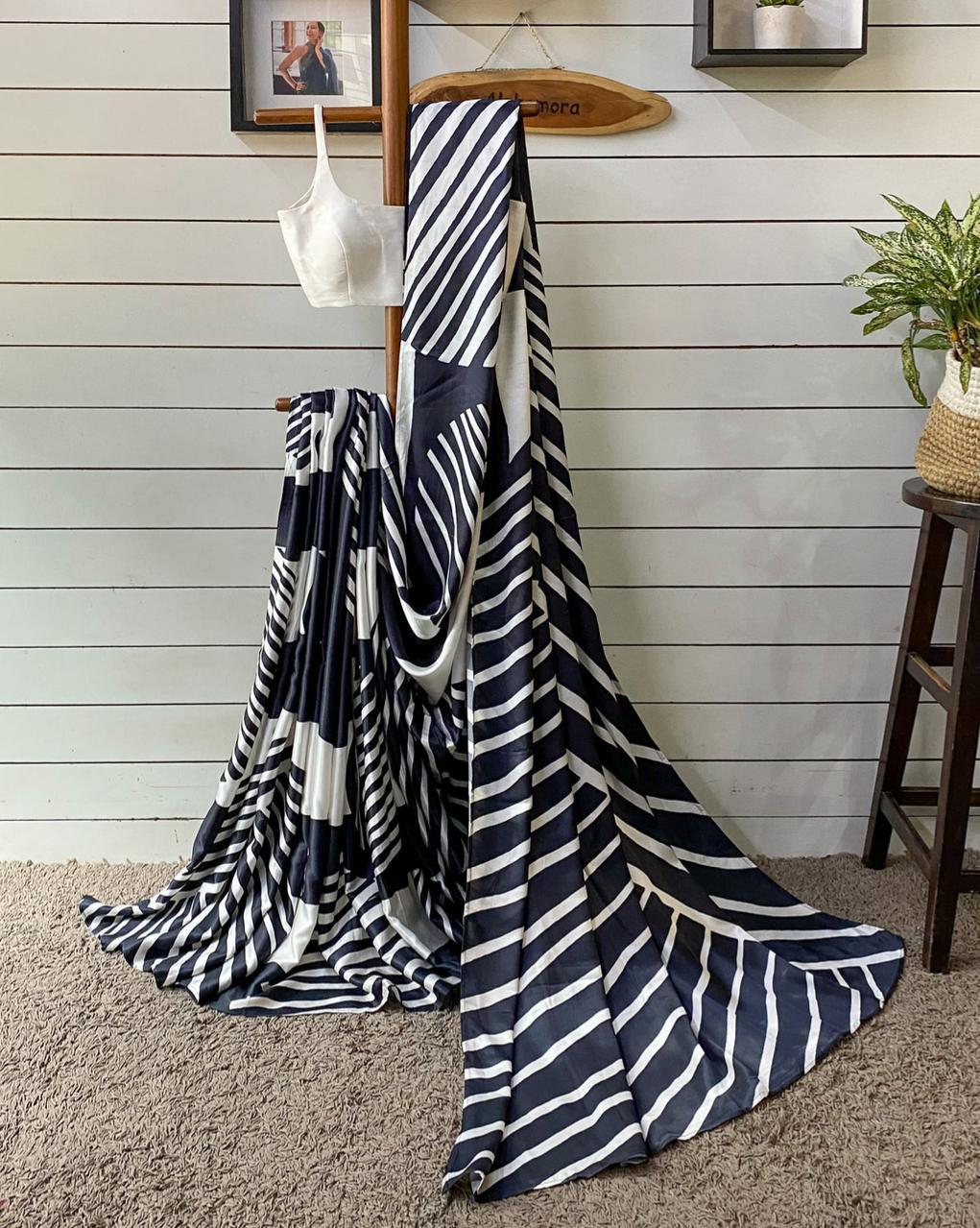 Summer Satin Silk Sarees