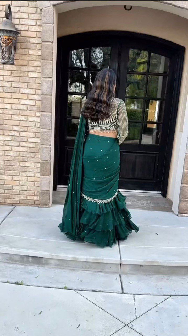 Green Governance Exclusive Ready To Wear Lehanga Saree