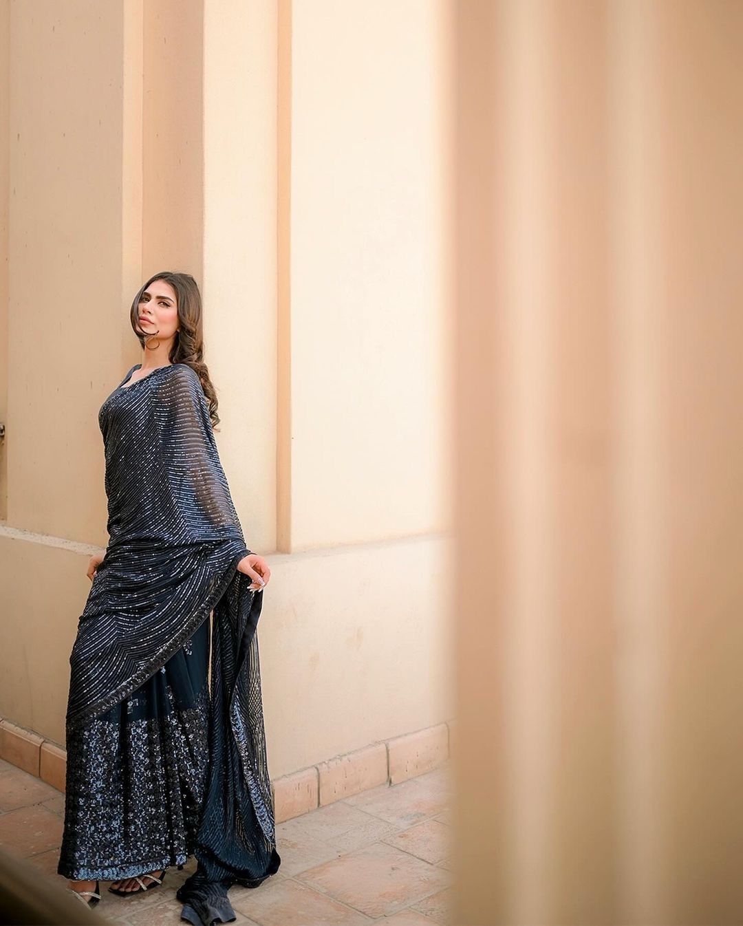 Sparkling Beautiful Contemporary Saree