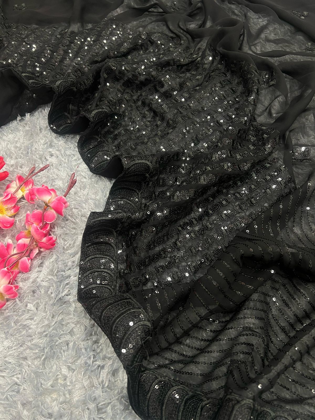 Sparkling Beautiful Contemporary Saree