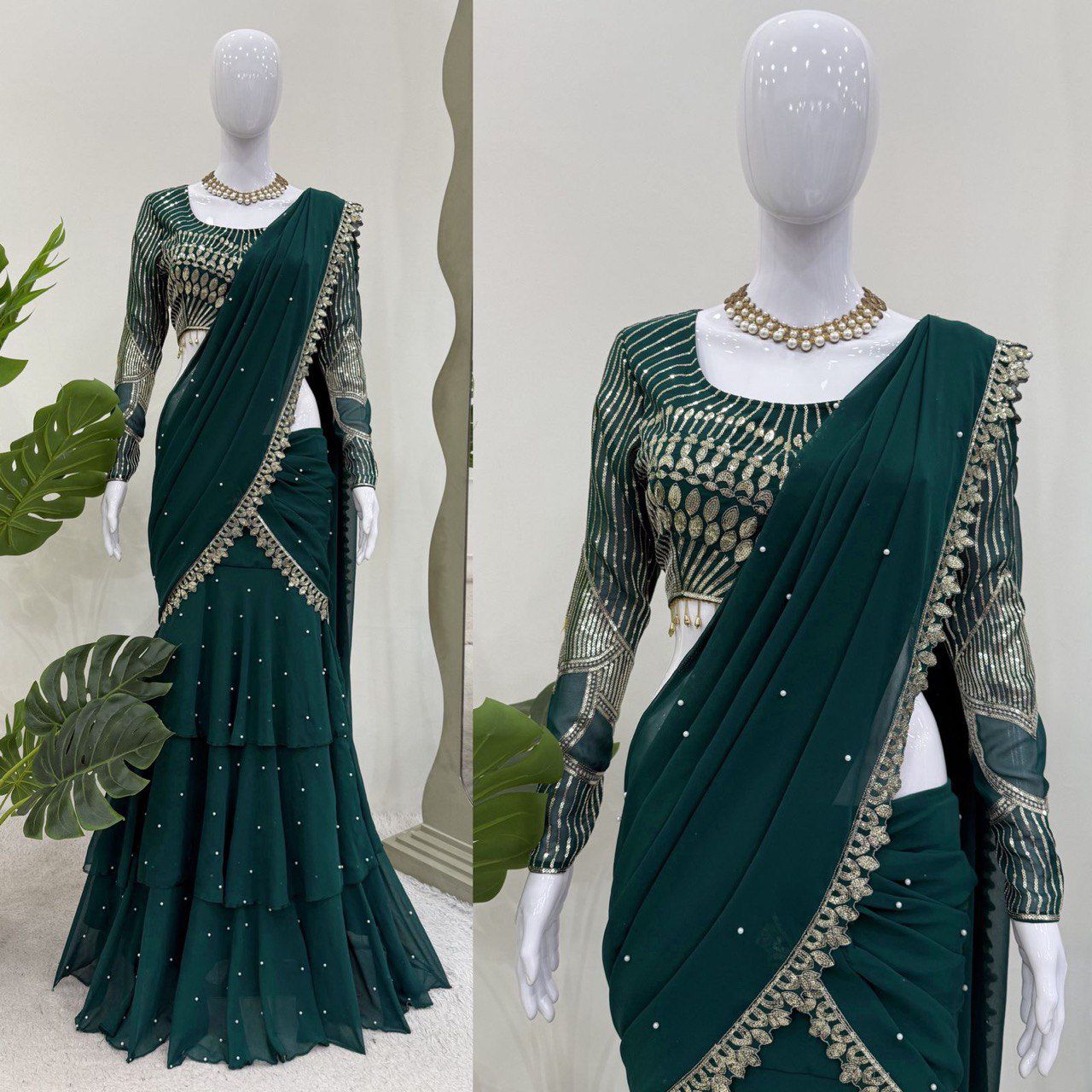 Green Governance Exclusive Ready To Wear Lehanga Saree