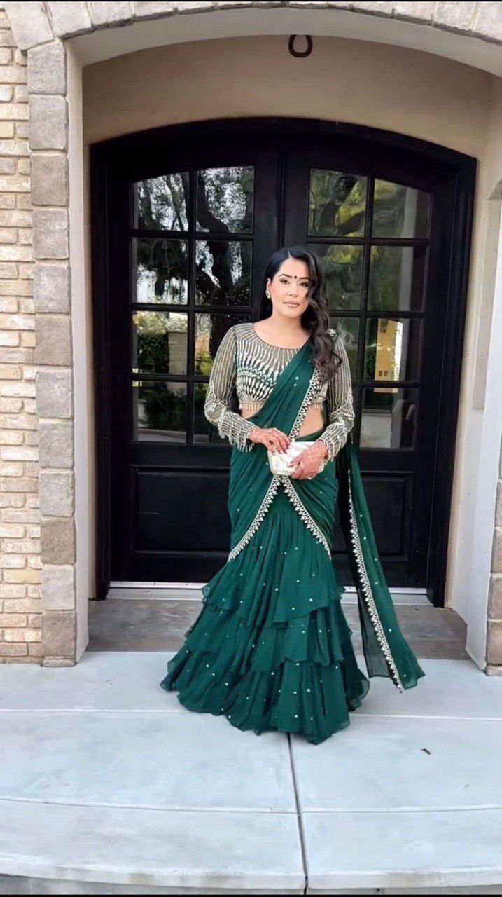 Green Governance Exclusive Ready To Wear Lehanga Saree