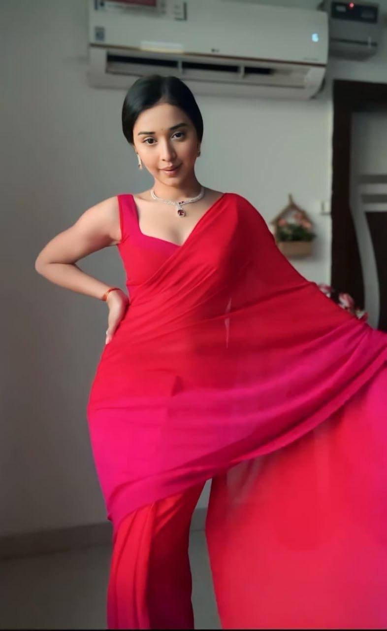 Effortless Ready To Wear Pleated Saree