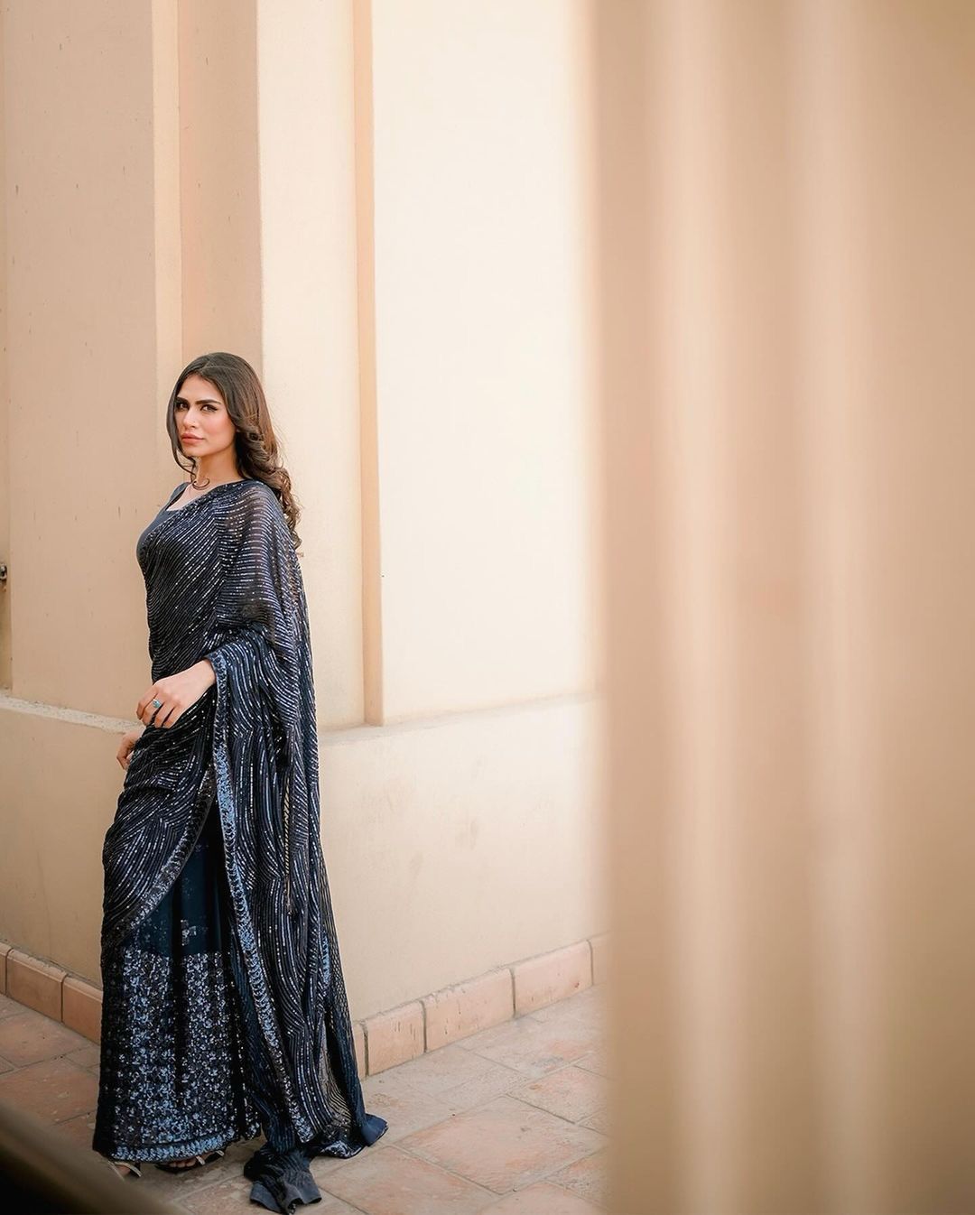 Sparkling Beautiful Contemporary Saree