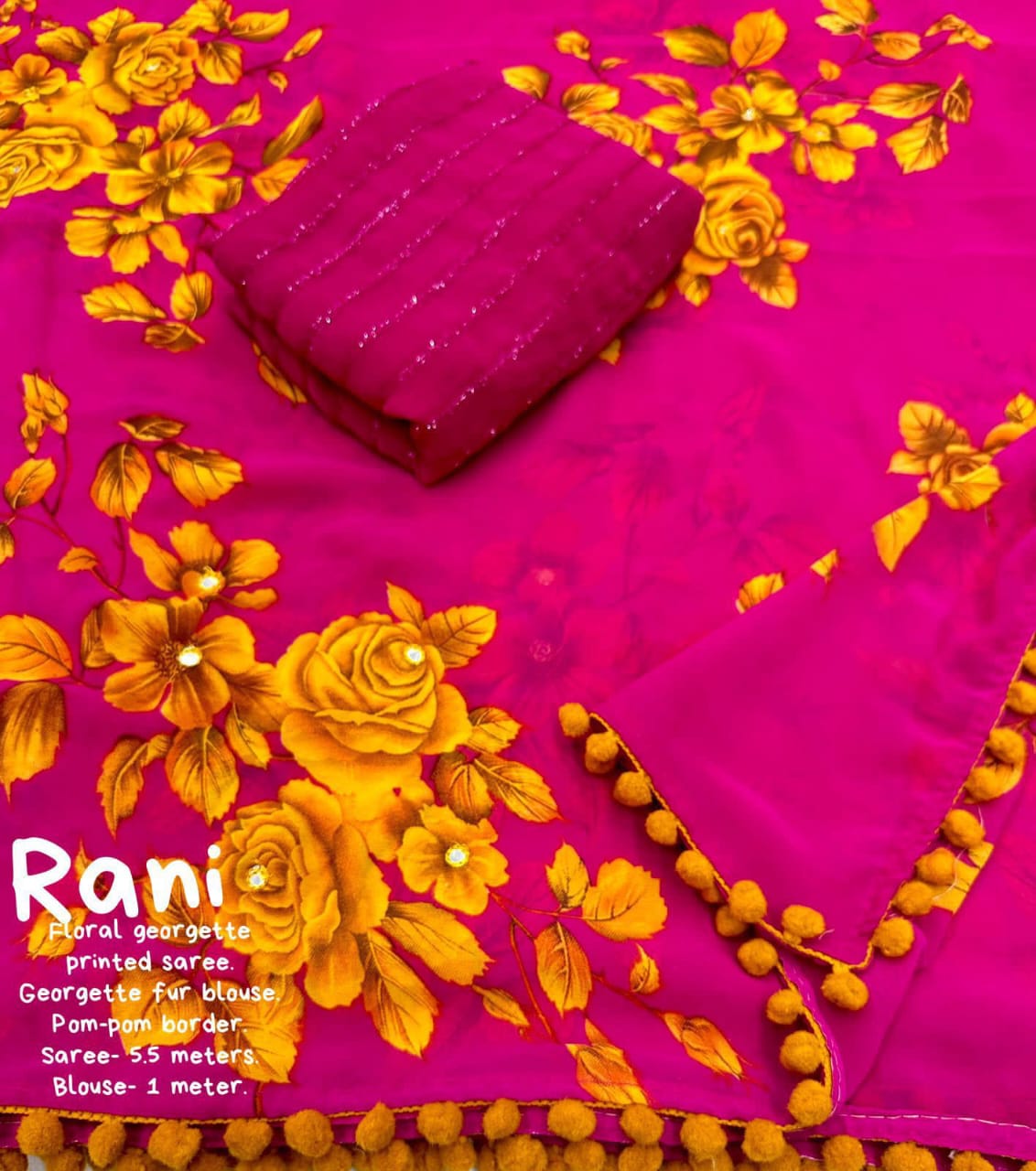 Pum Pum Soft Georgette Attractive Saree