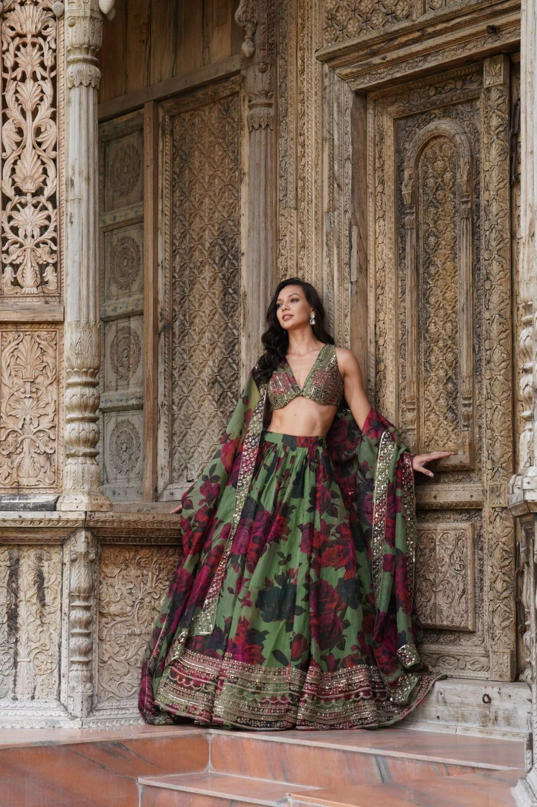 Luxury Feel Organza Lehanga