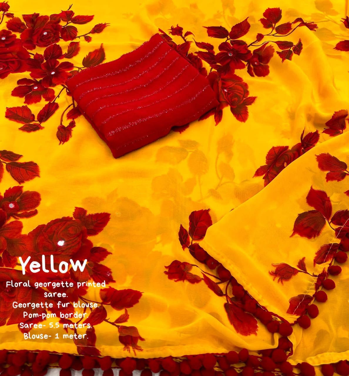 Pum Pum Soft Georgette Attractive Saree