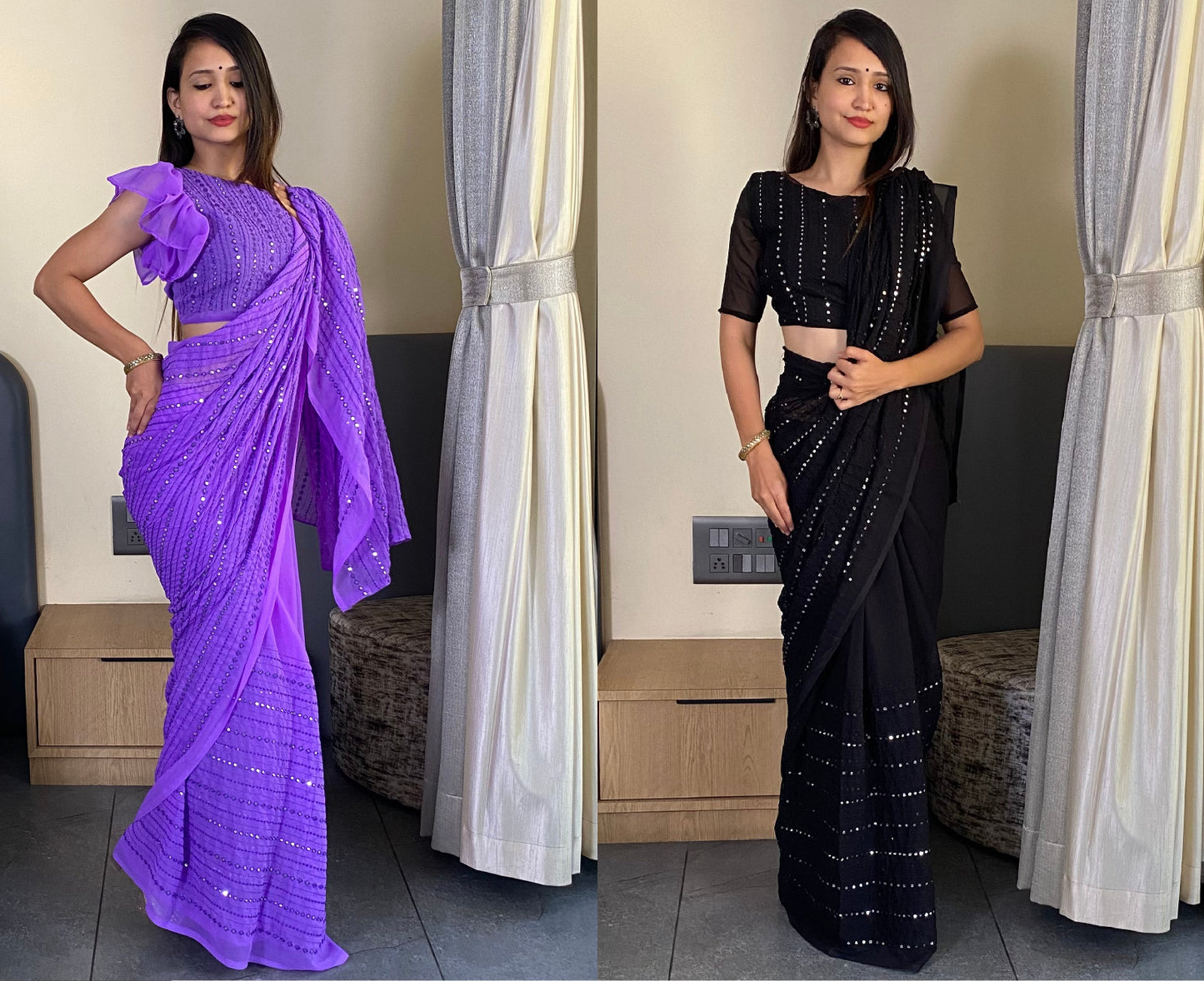 Bling Bollywood Looks Party Saree