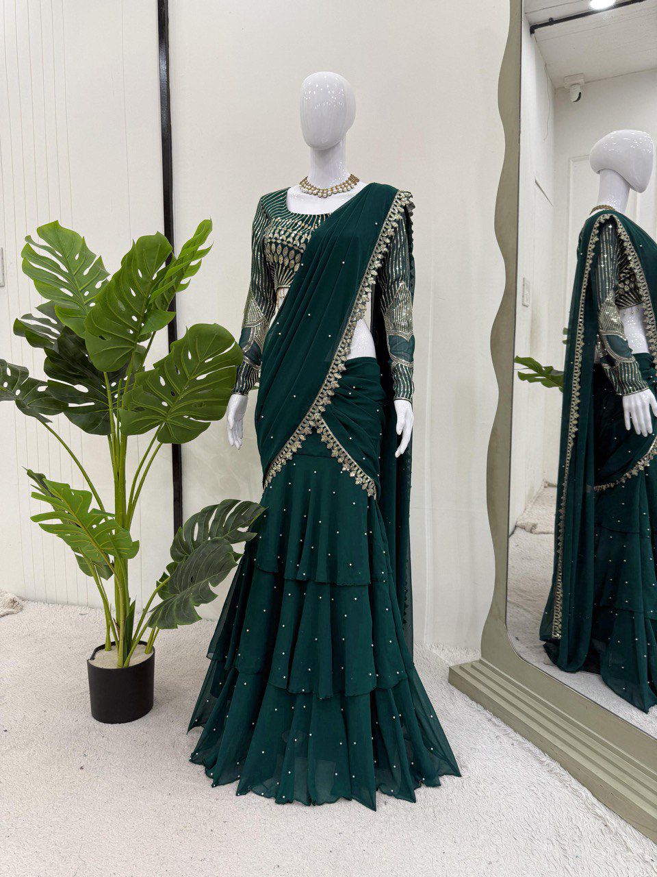 Green Governance Exclusive Ready To Wear Lehanga Saree