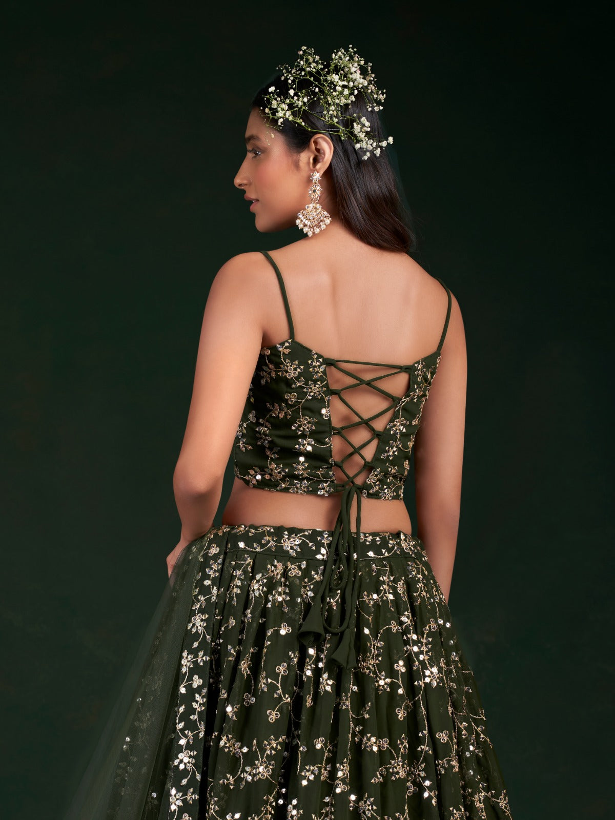 Elevate Your Looks Sequins Premium Lehanga