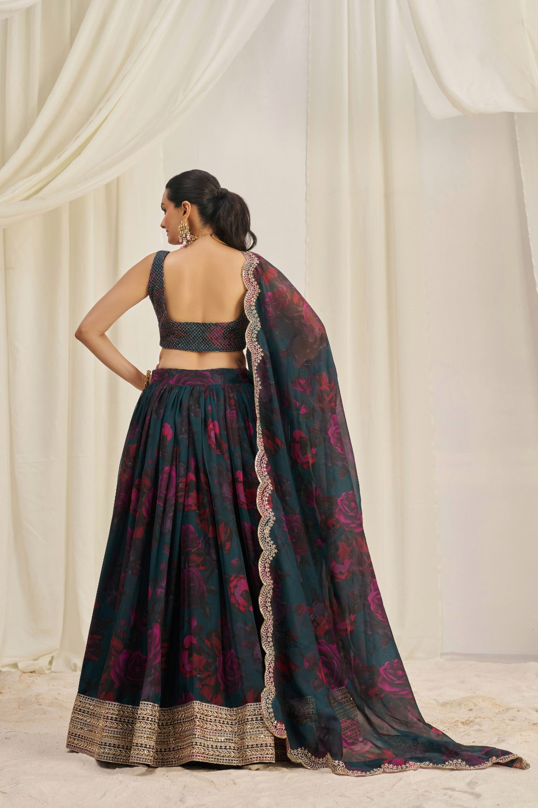 Luxury Feel Organza Lehanga