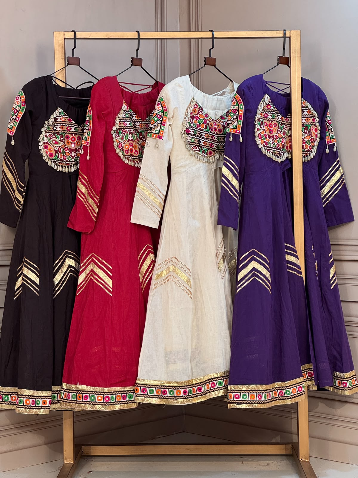 NAVRATRI INDO WESTERN KURTI LEHENGA