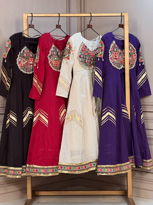 NAVRATRI INDO WESTERN KURTI LEHENGA