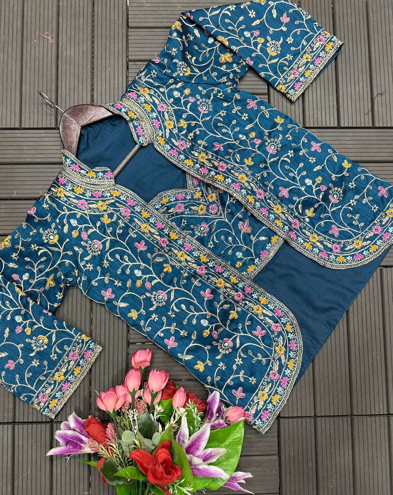 JACKET COORD PREMIUM SAREE SET - READY TO WEAR