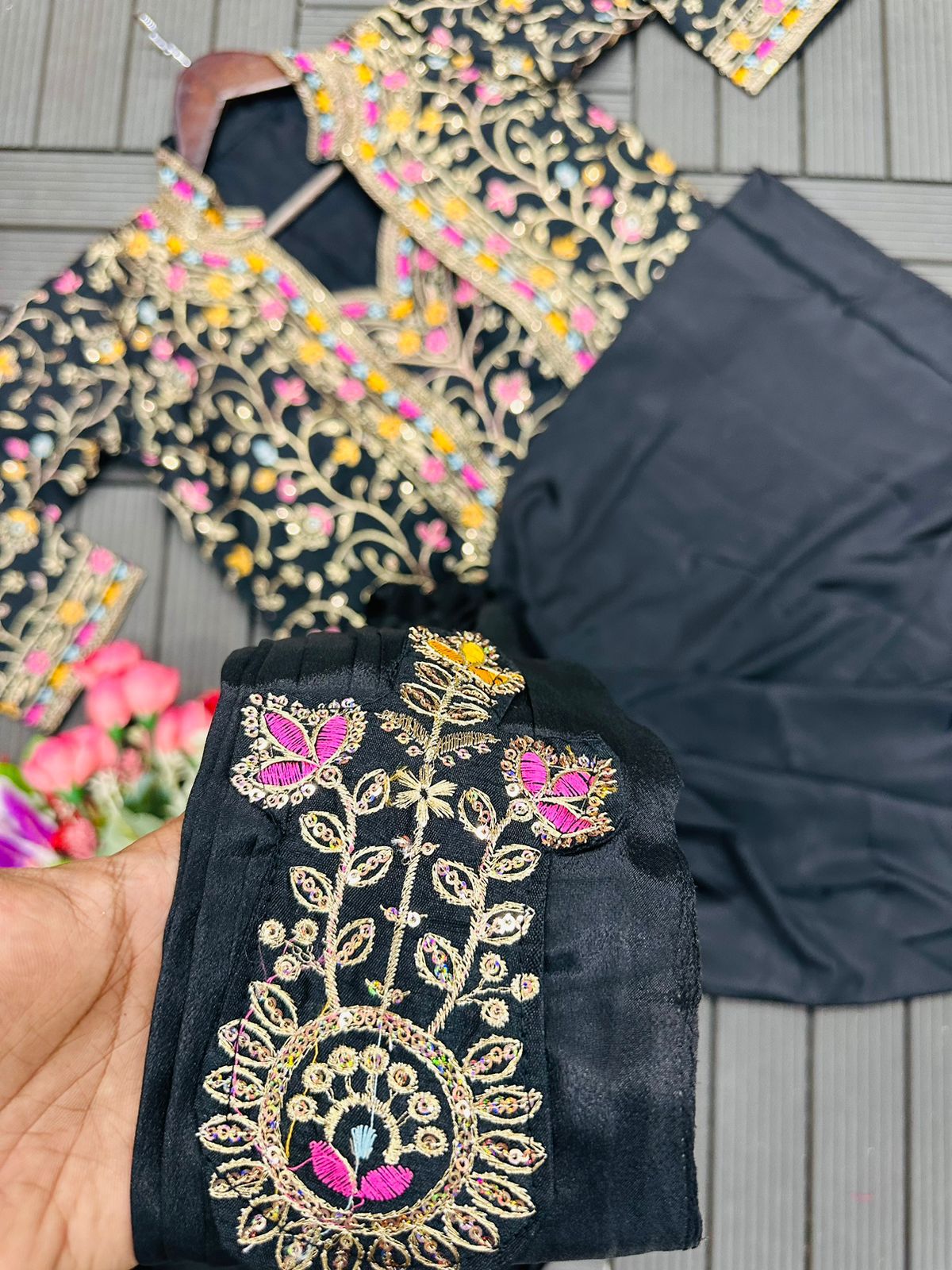 JACKET COORD PREMIUM SAREE SET - READY TO WEAR
