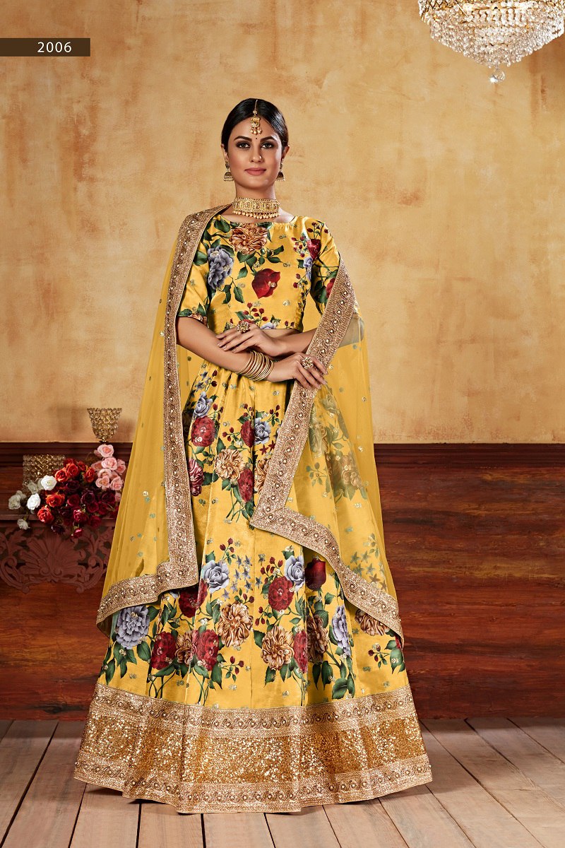 WEDDING SEASON SPECIAL FLOWER PRINTED LEHENGA