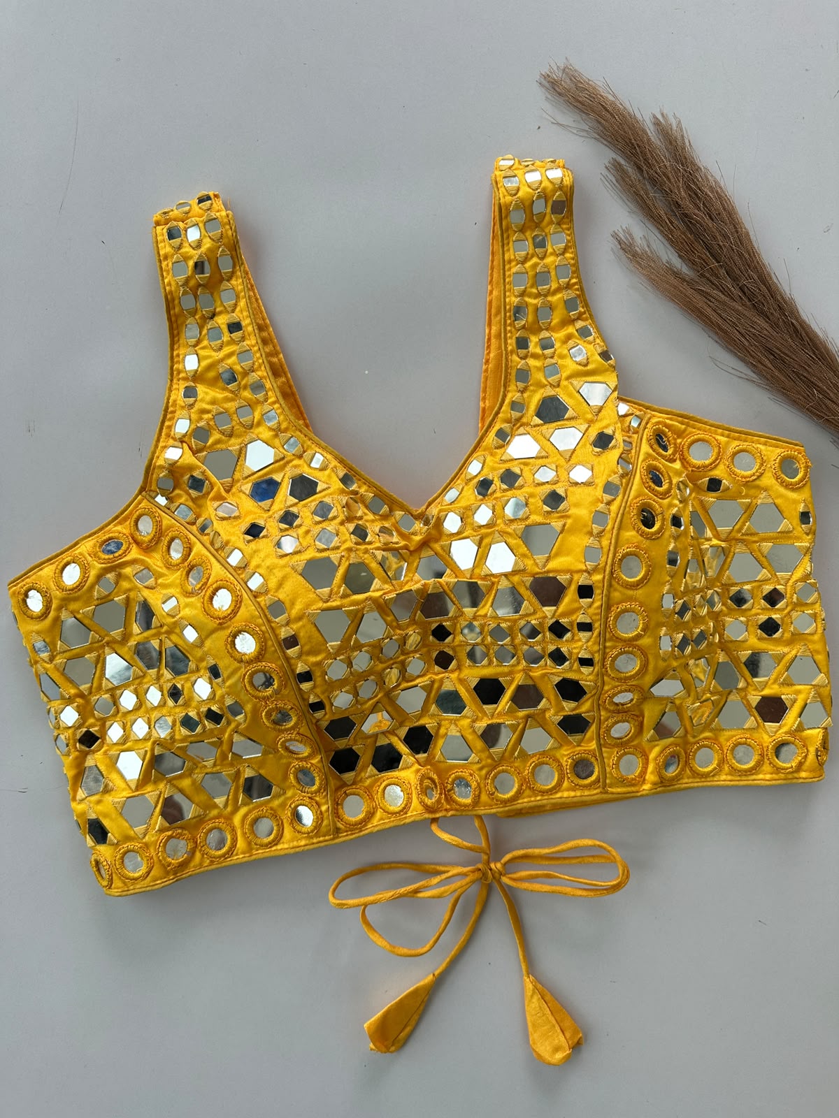 Bollywood Royalty Mirror Work Blouse