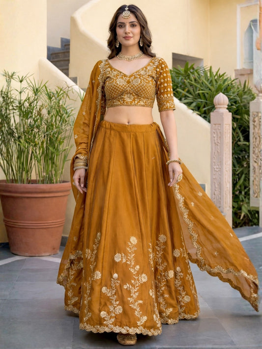 Graceful Yet Attention Catcher Rich Work Lehenga