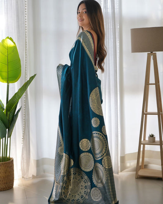 PURE ZARI GOLDEN WEAVING SAREE