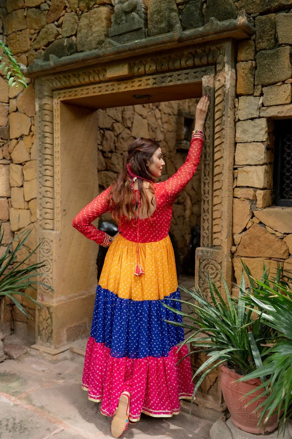 Festial Celebration Colourful Gown