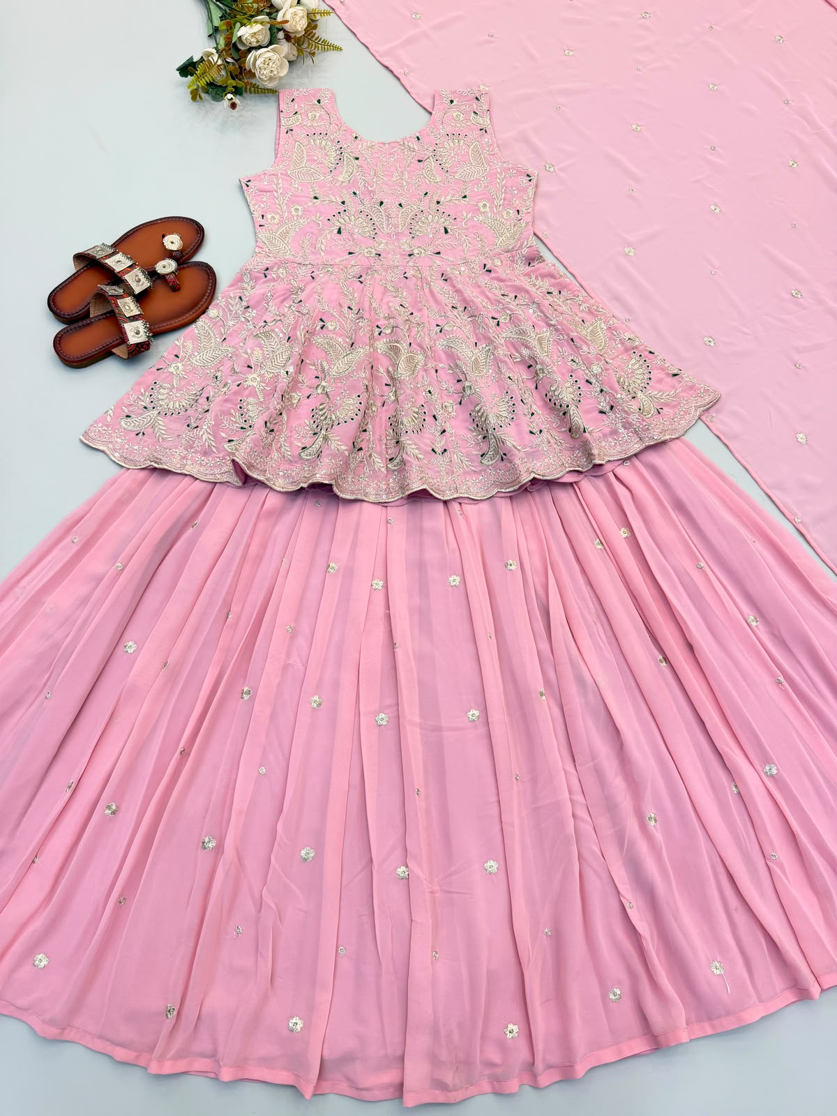 Pink Love Ethnic Wear Outfit