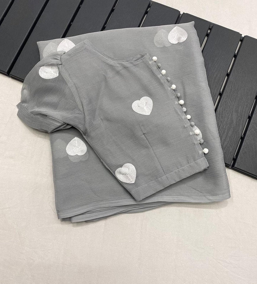 LOVING HEARTS WITH GAMTHI WORK SAREE