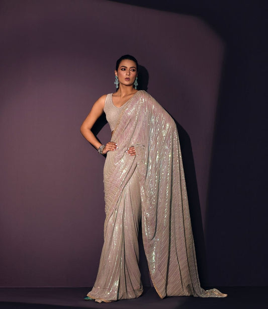 Stylish Bollywood Inspired Bling Premium Saree