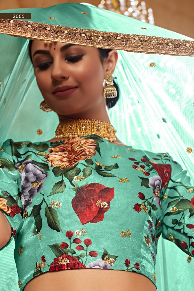 WEDDING SEASON SPECIAL FLOWER PRINTED LEHENGA