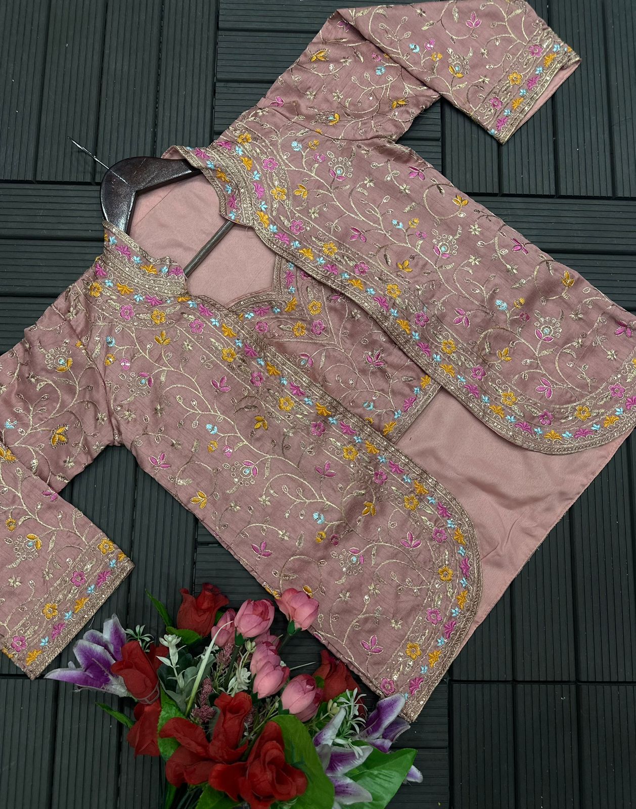 JACKET COORD PREMIUM SAREE SET - READY TO WEAR
