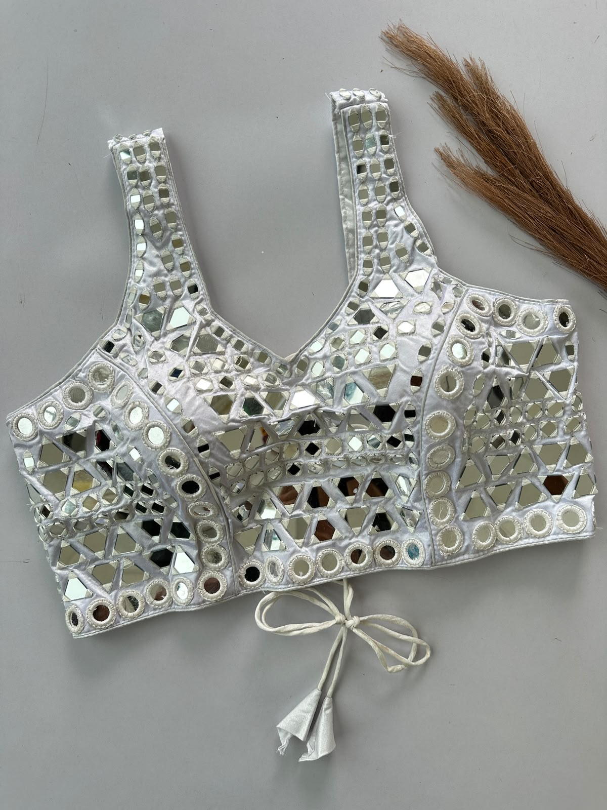 Bollywood Royalty Mirror Work Blouse