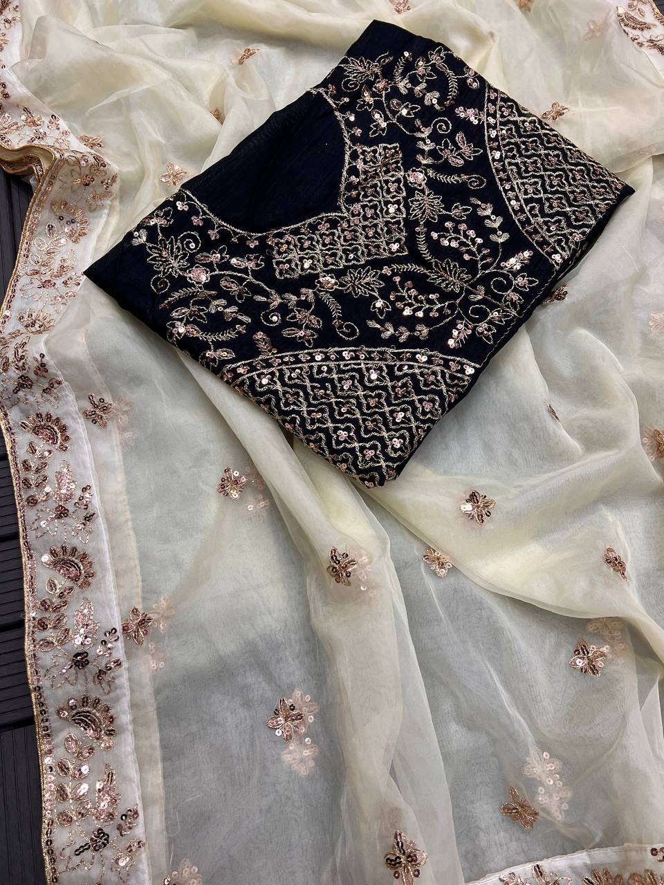 Organza Premium Occasion Wear Party Saree