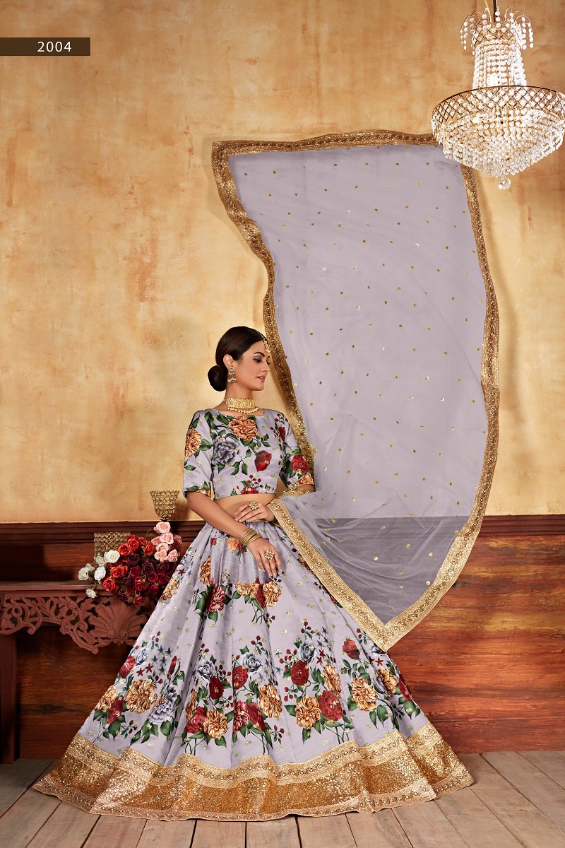 WEDDING SEASON SPECIAL FLOWER PRINTED LEHENGA