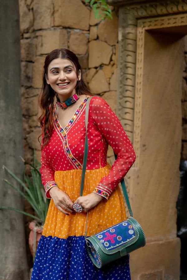 Festial Celebration Colourful Gown