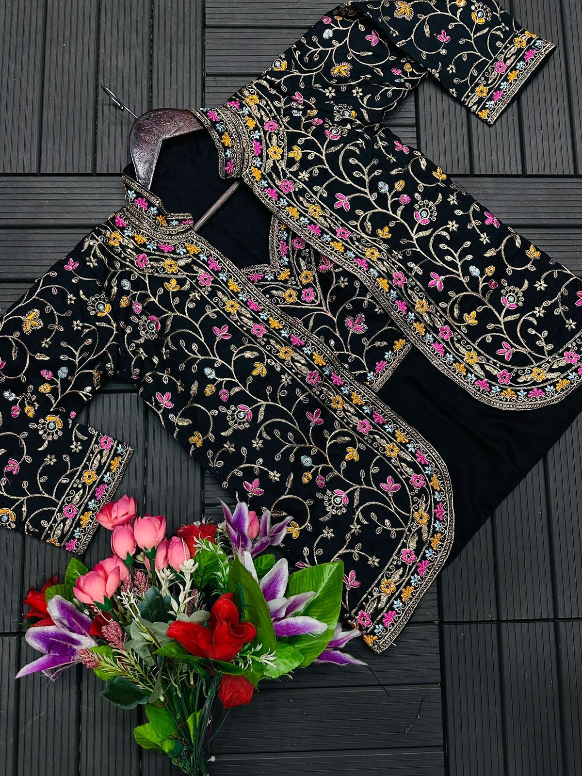 JACKET COORD PREMIUM SAREE SET - READY TO WEAR