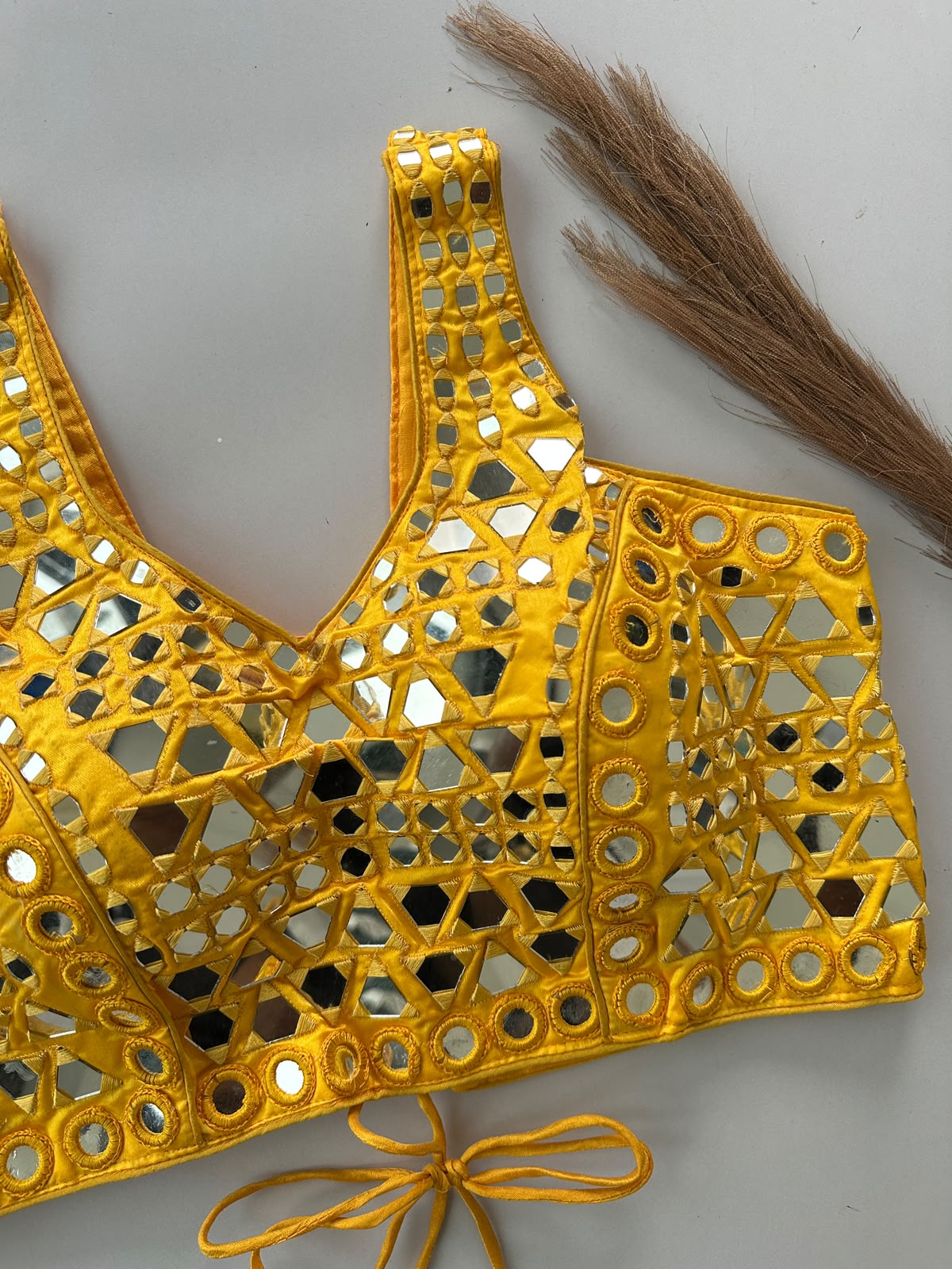 Bollywood Royalty Mirror Work Blouse