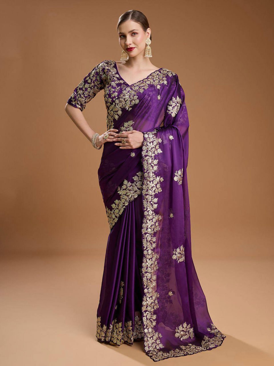 Premium Rangoli Silk Festival Saree