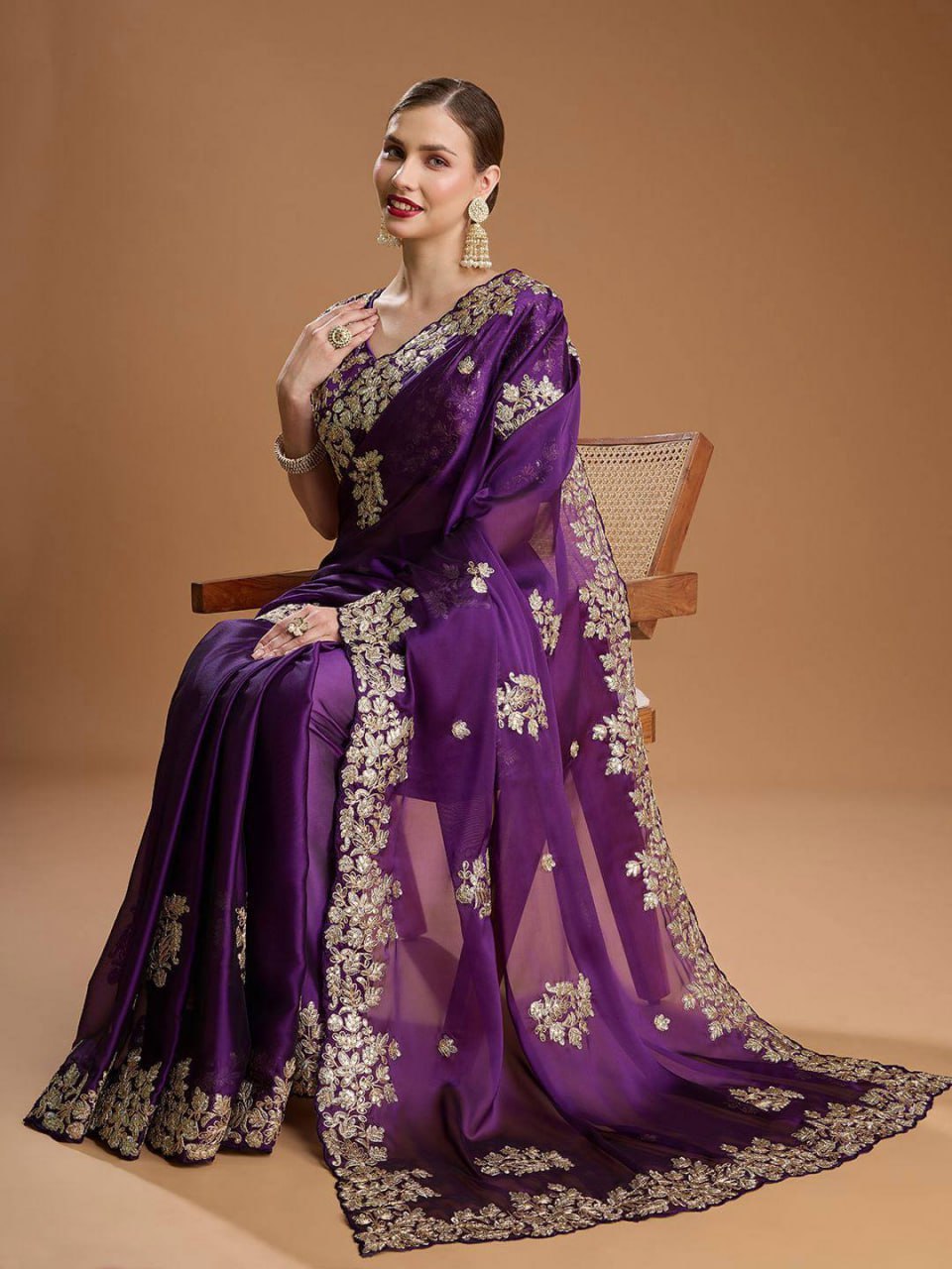 Premium Rangoli Silk Festival Saree