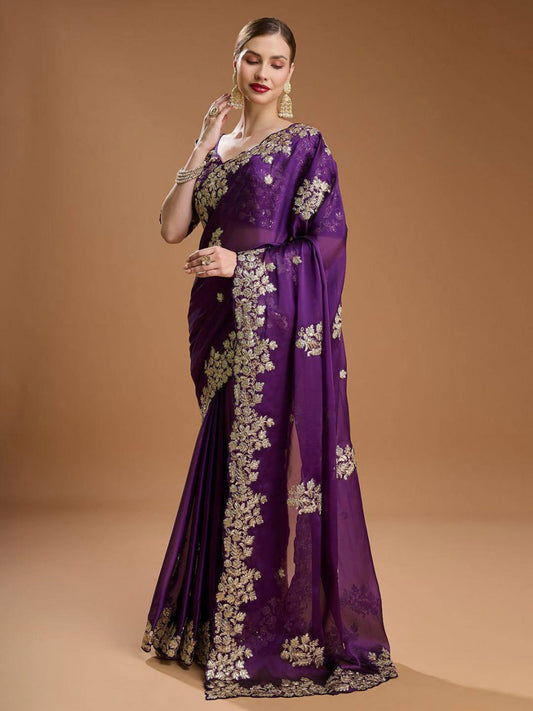 Premium Rangoli Silk Festival Saree
