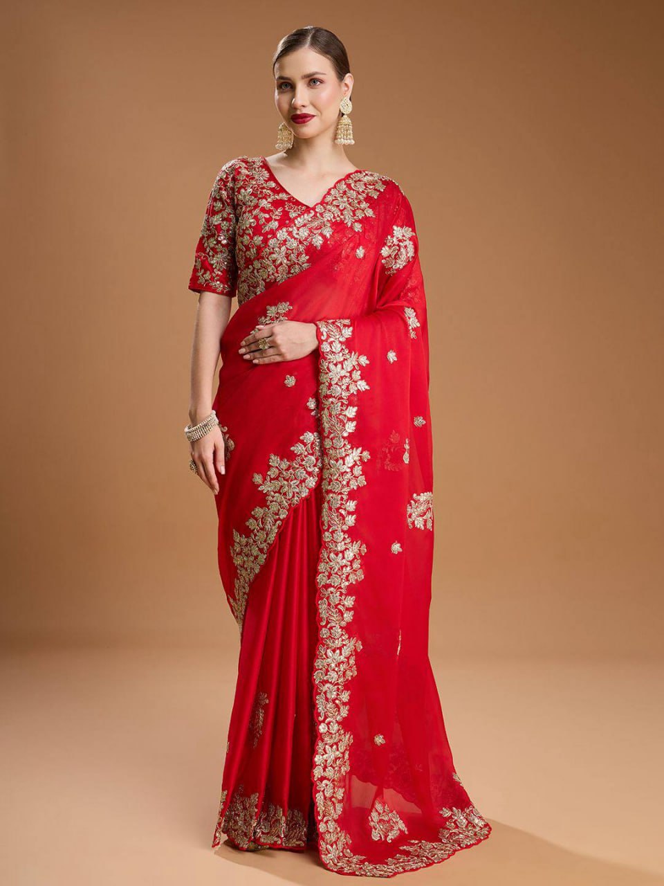 Premium Rangoli Silk Festival Saree