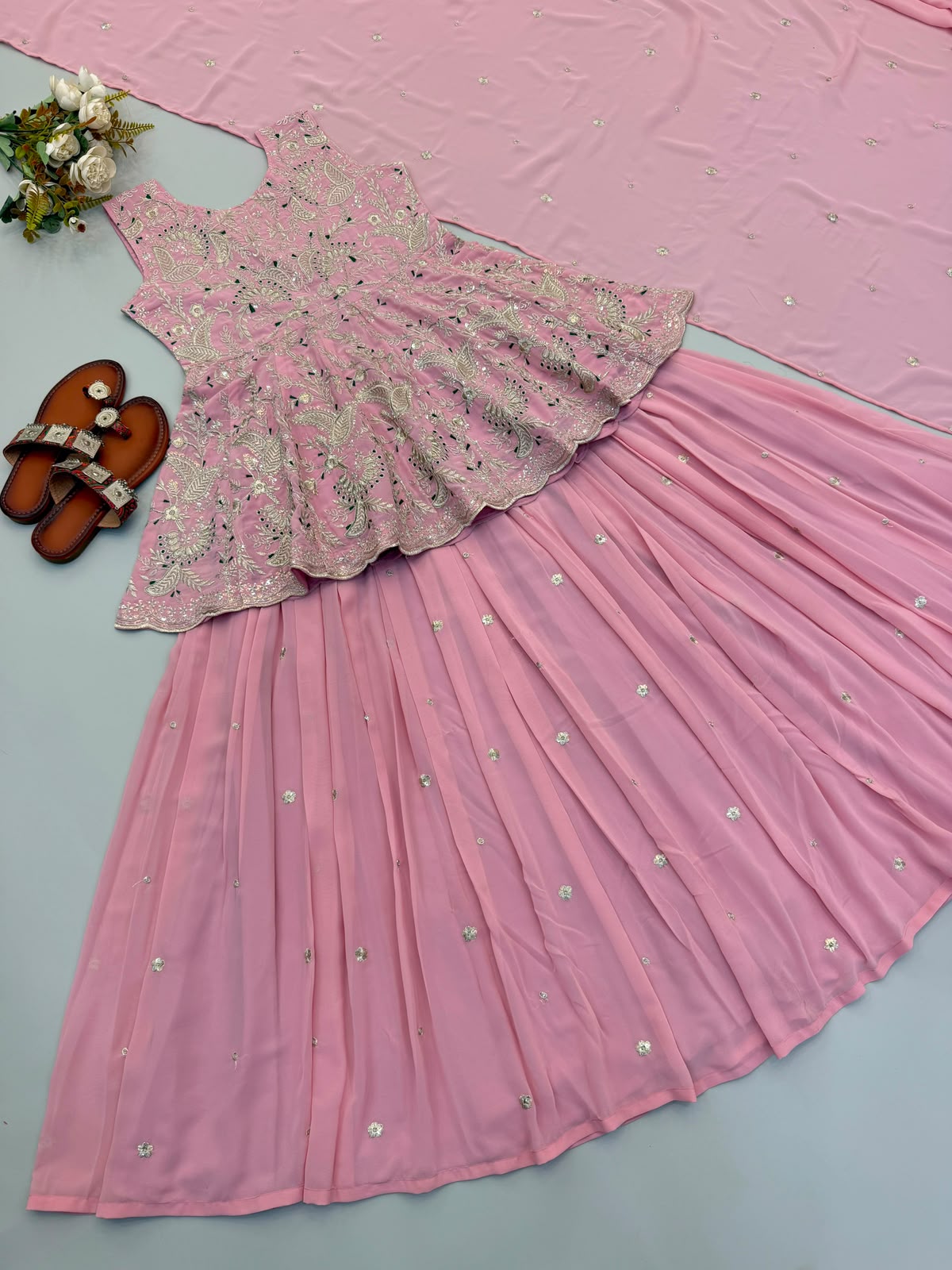 Pink Love Ethnic Wear Outfit