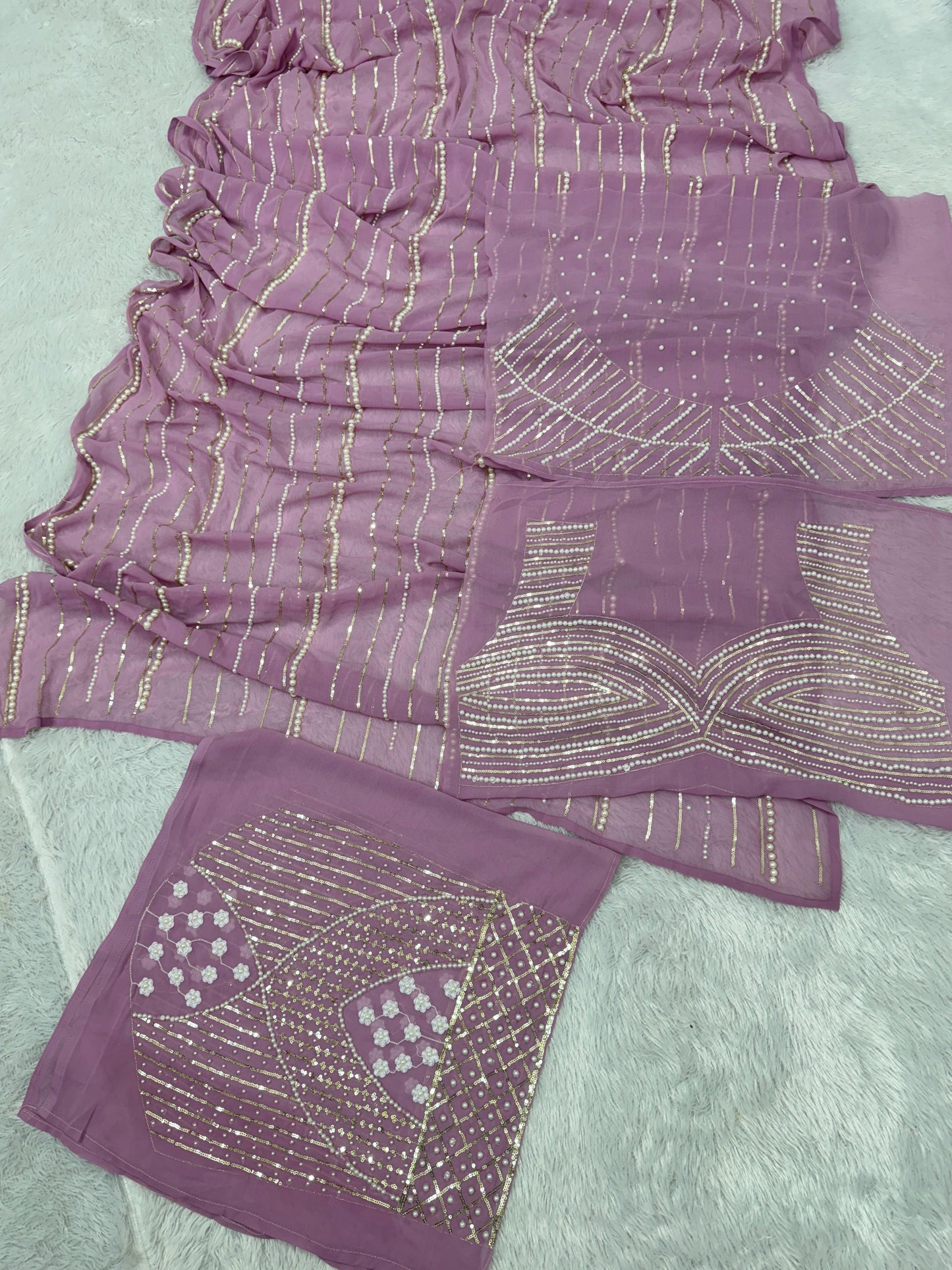 PEARL HANDWORK PREMIUM SAREE