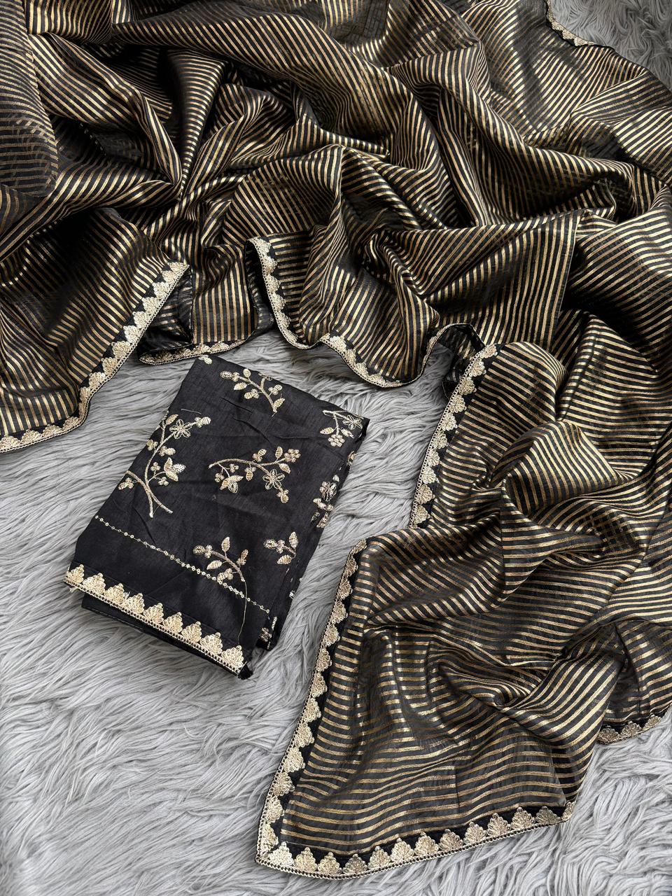 Pure Organza. Woven Gold. Pure Luxury.