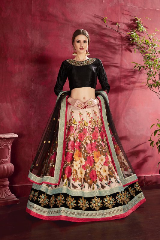 THE CHINA ROSE LEHENGA
