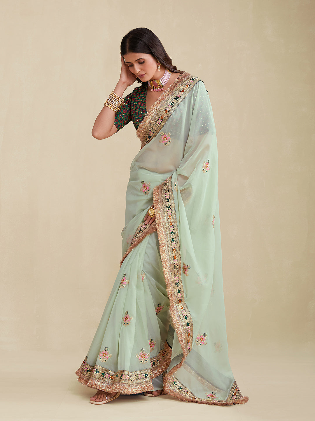 Premium Designer Georgette Saree