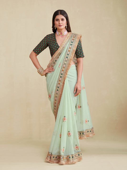 Premium Designer Georgette Saree