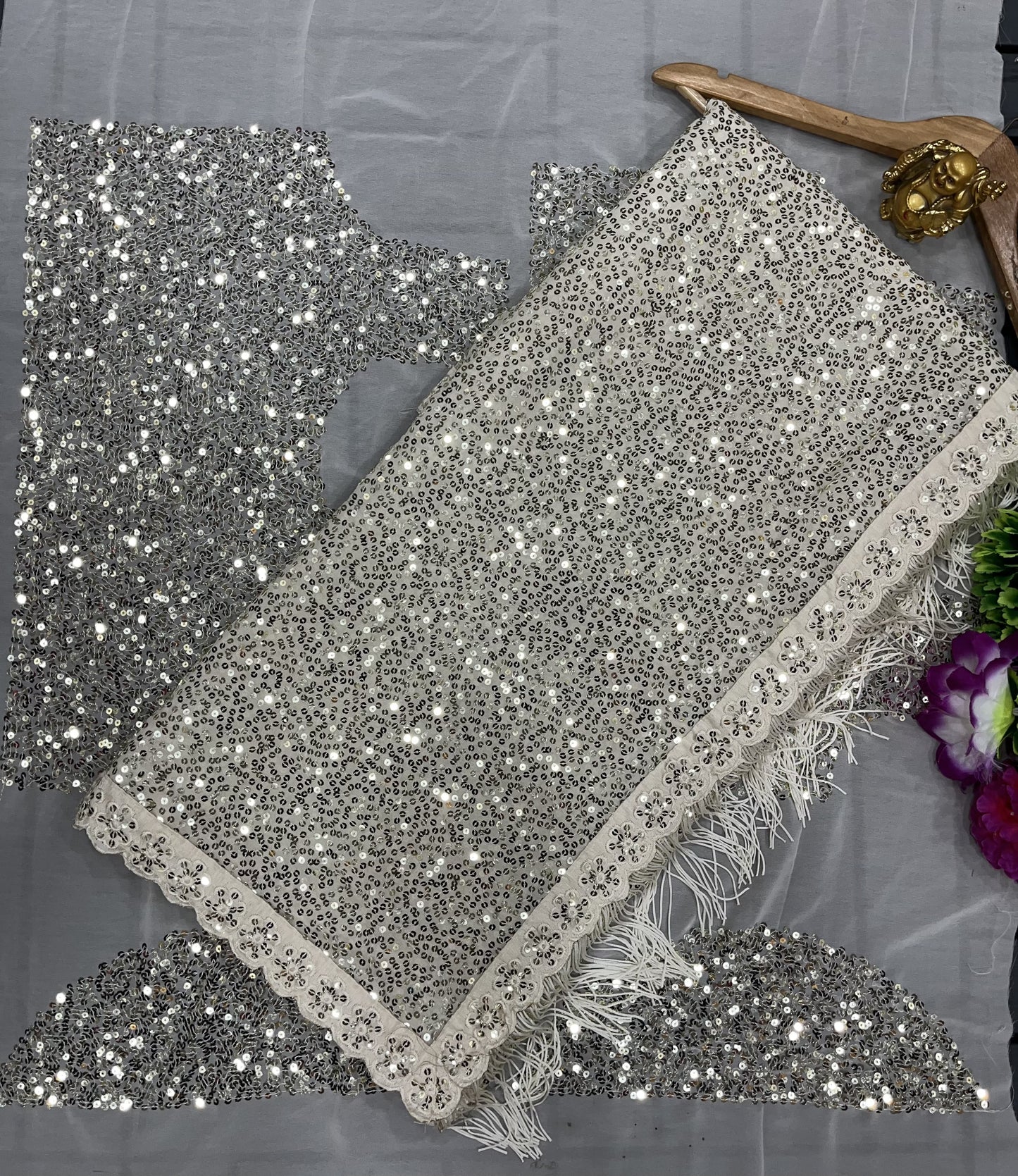 Deepika Padukone Inspired Bollywood Bling Saree