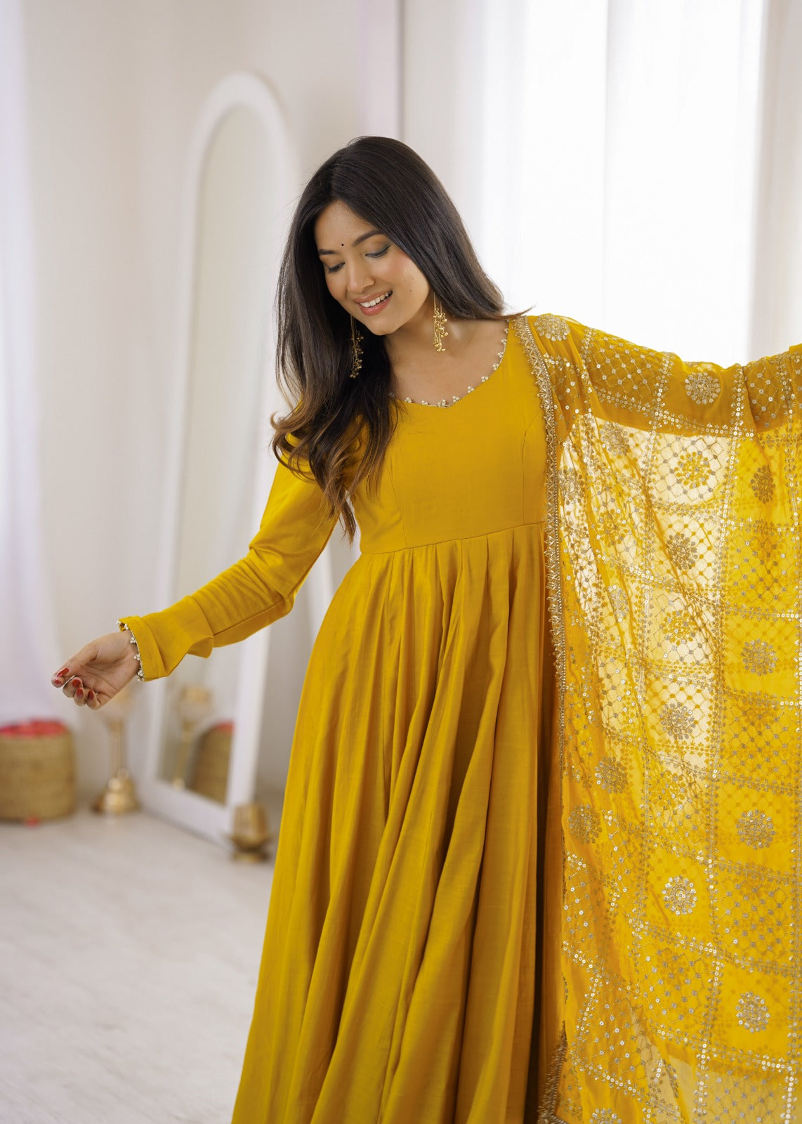 Mustard Yellow Fresh Look Ready to Wear Outfit