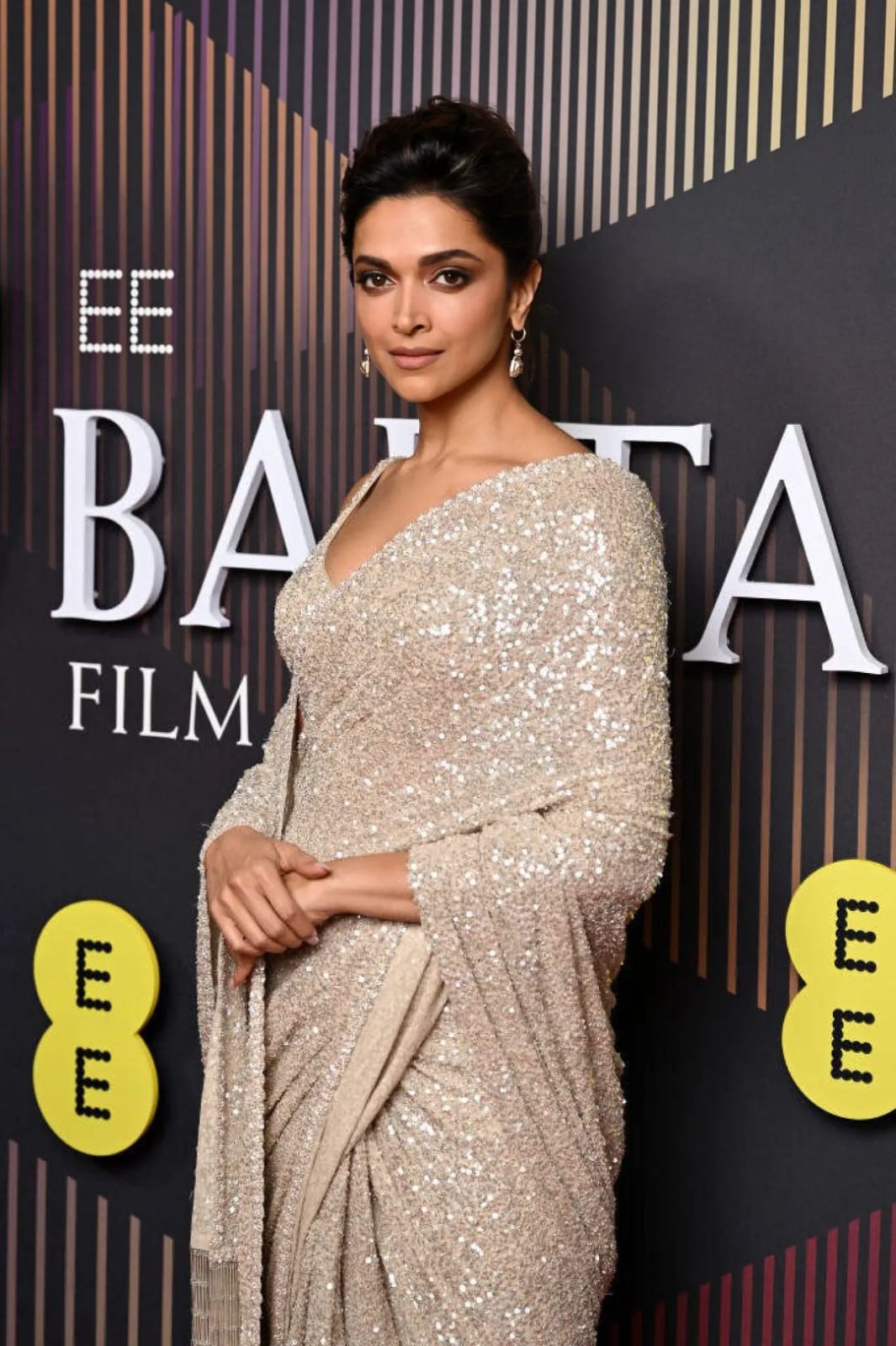 Deepika Padukone Inspired Bollywood Bling Saree
