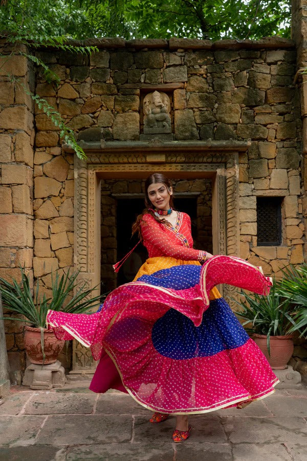Festial Celebration Colourful Gown