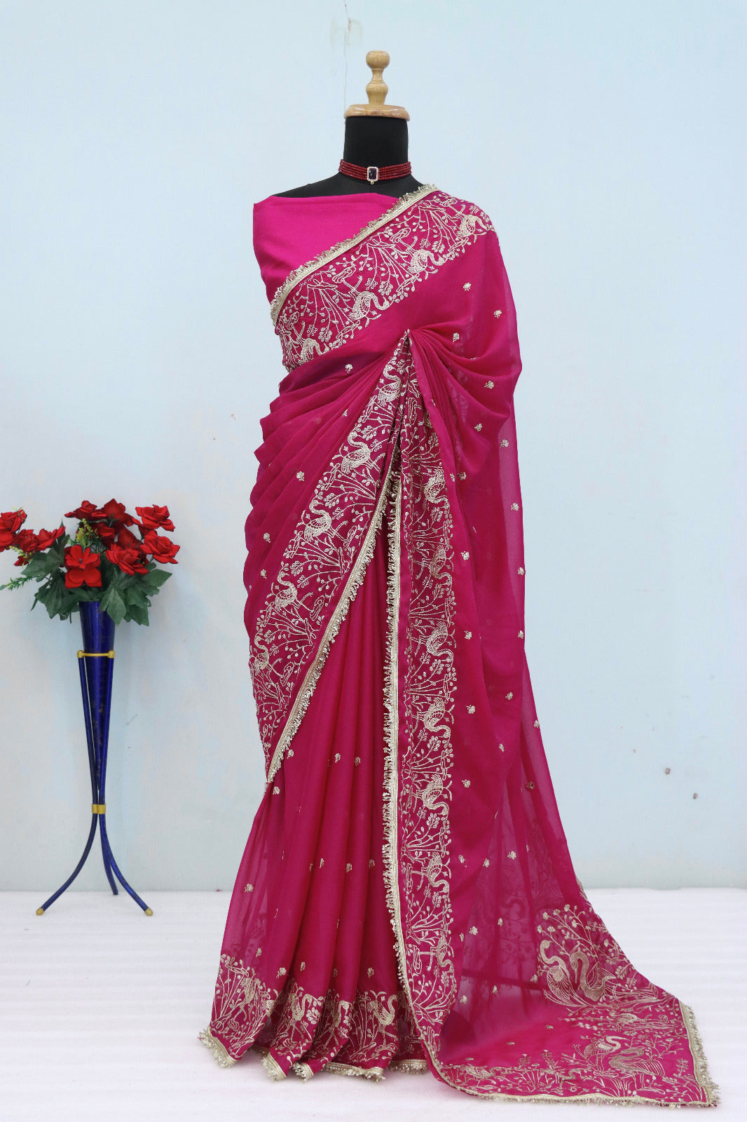Bollywood Trends Designer Soft Star Georgette Saree